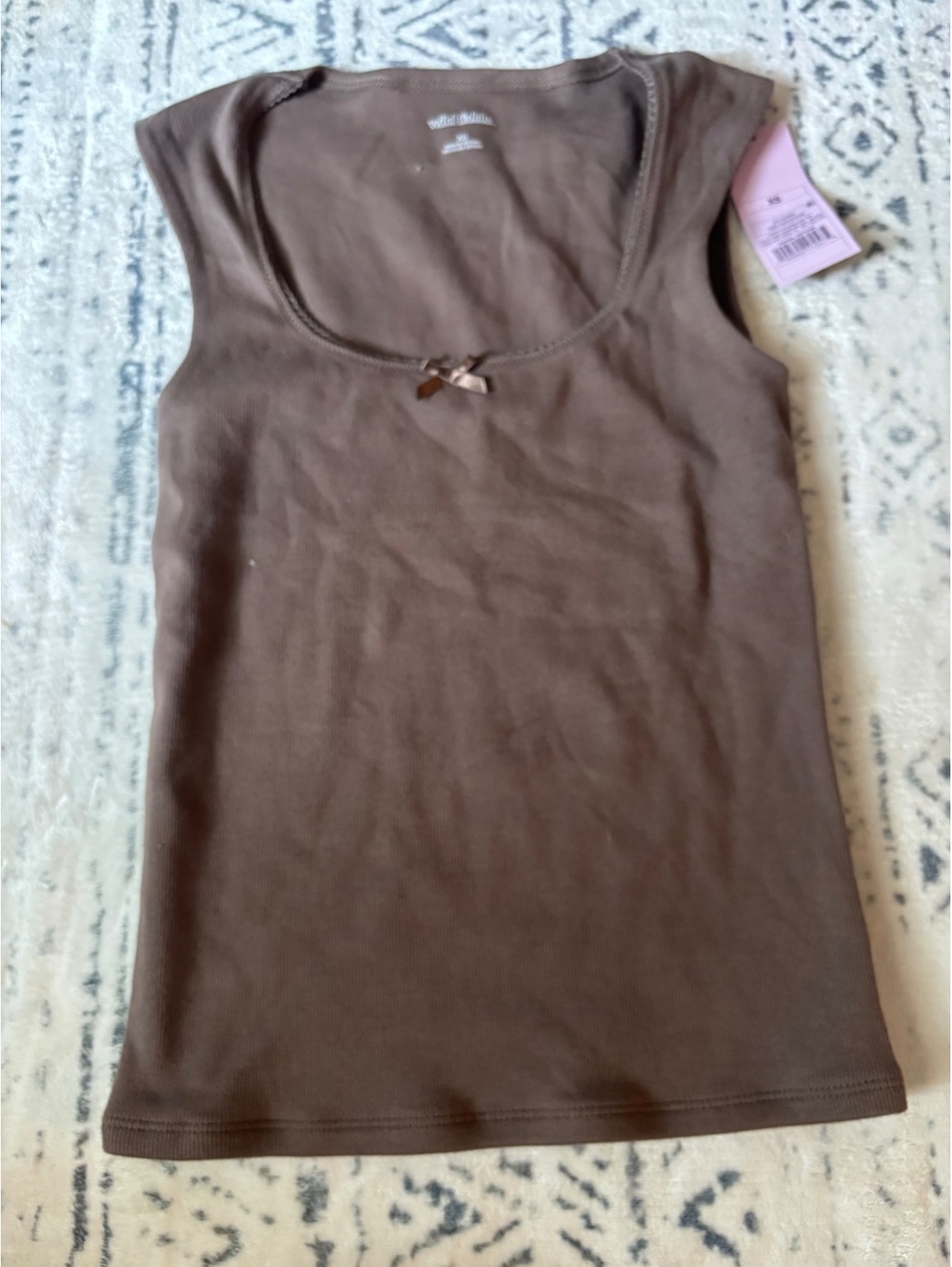 Wild Fable Brown Sleeveless Tank Top XS